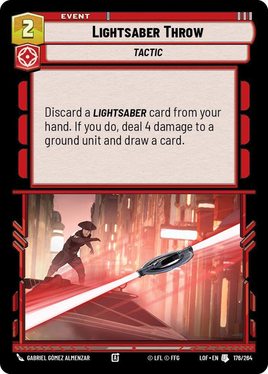 Lightsaber Throw [Legends of the Force] 176/264