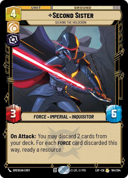 Second Sister - Seeking the Holocron [Legends of the Force] 184/264