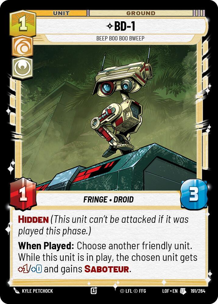 BD-1 - Beep Boo Boo Bweep [Legends of the Force] 191/264