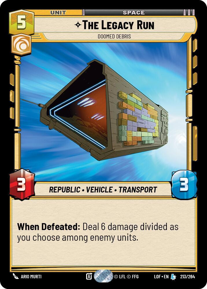 The Legacy Run - Doomed Debris [Legends of the Force] 213/264