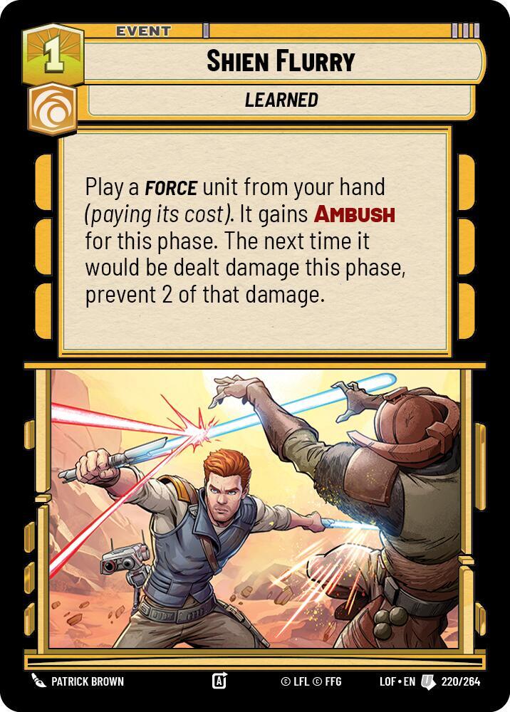 Shien Flurry [Legends of the Force] 220/264