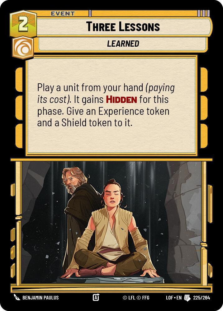 Three Lessons [Legends of the Force] 225/264