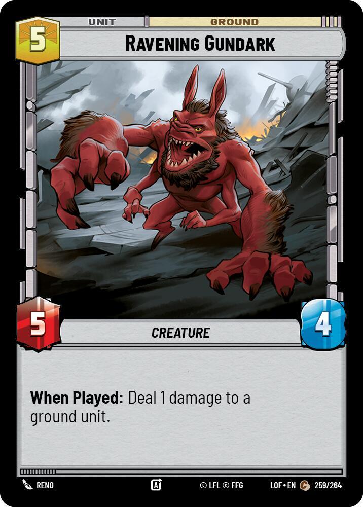 Ravening Gundark [Legends of the Force] 259/264