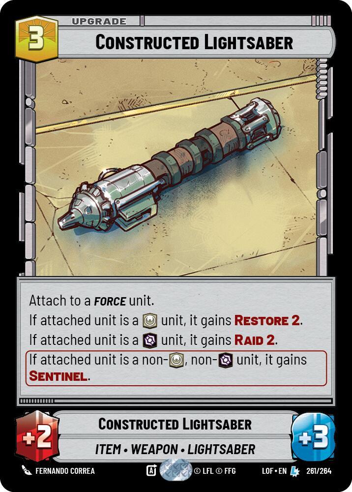 Constructed Lightsaber [Legends of the Force] 261/264
