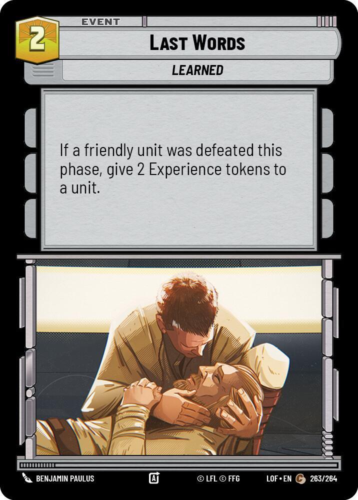 Last Words [Legends of the Force] 263/264