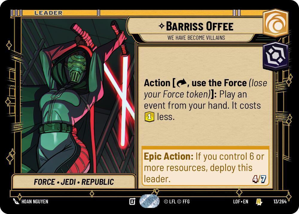 Barriss Offee - We Have Become Villains [Legends of the Force] 013/264
