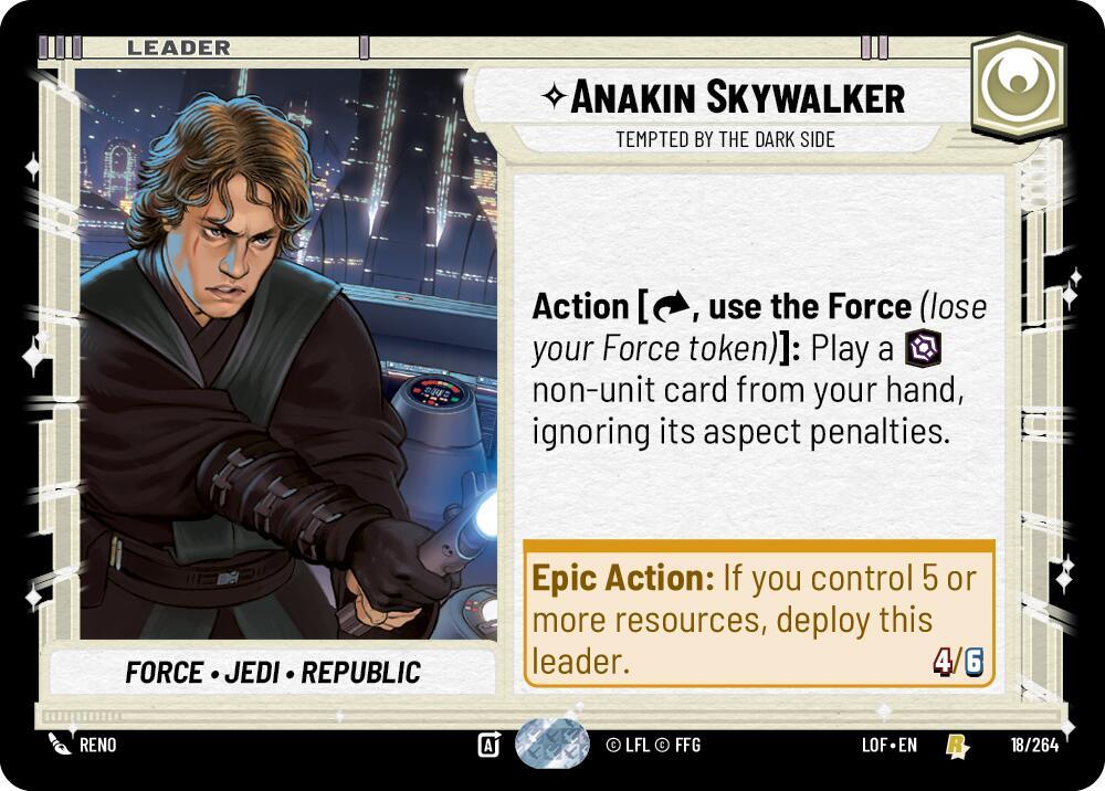 Anakin Skywalker - Tempted by the Dark Side [Legends of the Force] 018/264
