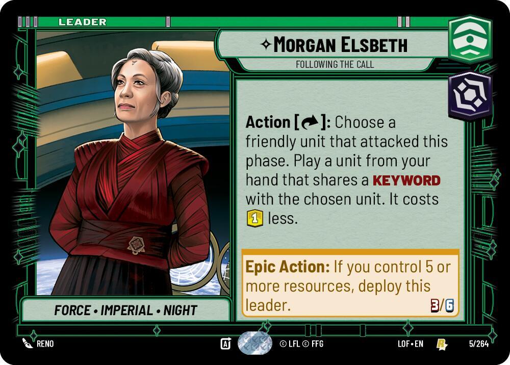 Morgan Elsbeth - Following the Call [Legends of the Force] 005/264