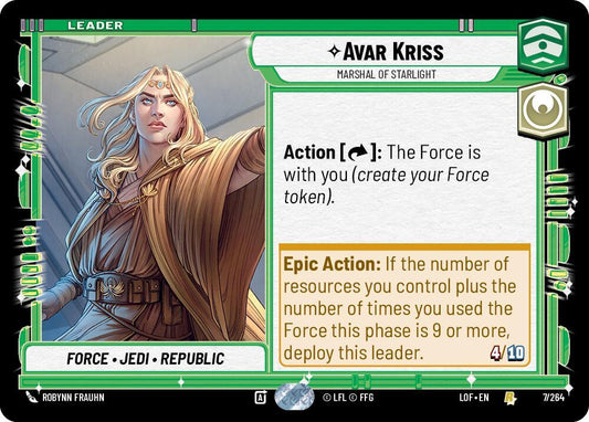Avar Kriss - Marshal of Starlight [Legends of the Force] 007/264