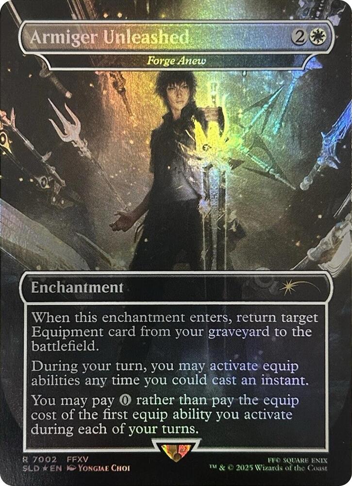 Armiger Unleashed - Forge Anew (Rainbow Foil) [Secret Lair Drop Series] 7002