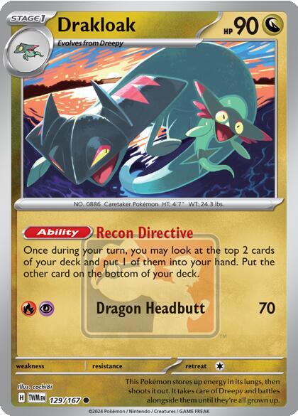 Drakloak [League & Championship Cards] 129/167