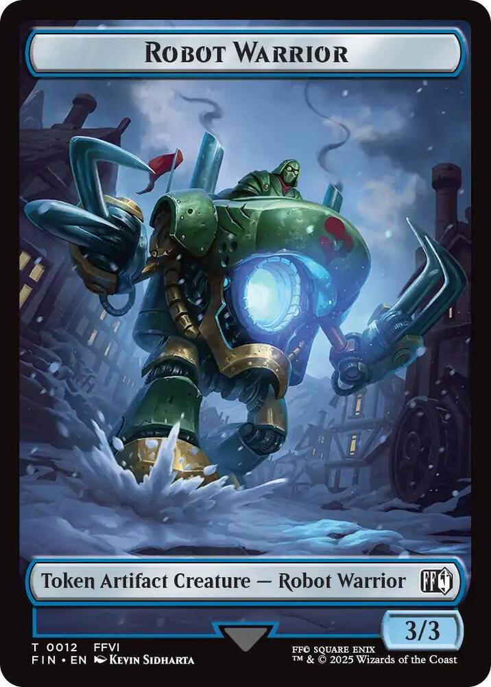 Robot Warrior // Copy (0001) Double-Sided Token [FINAL FANTASY] 12 // 1
