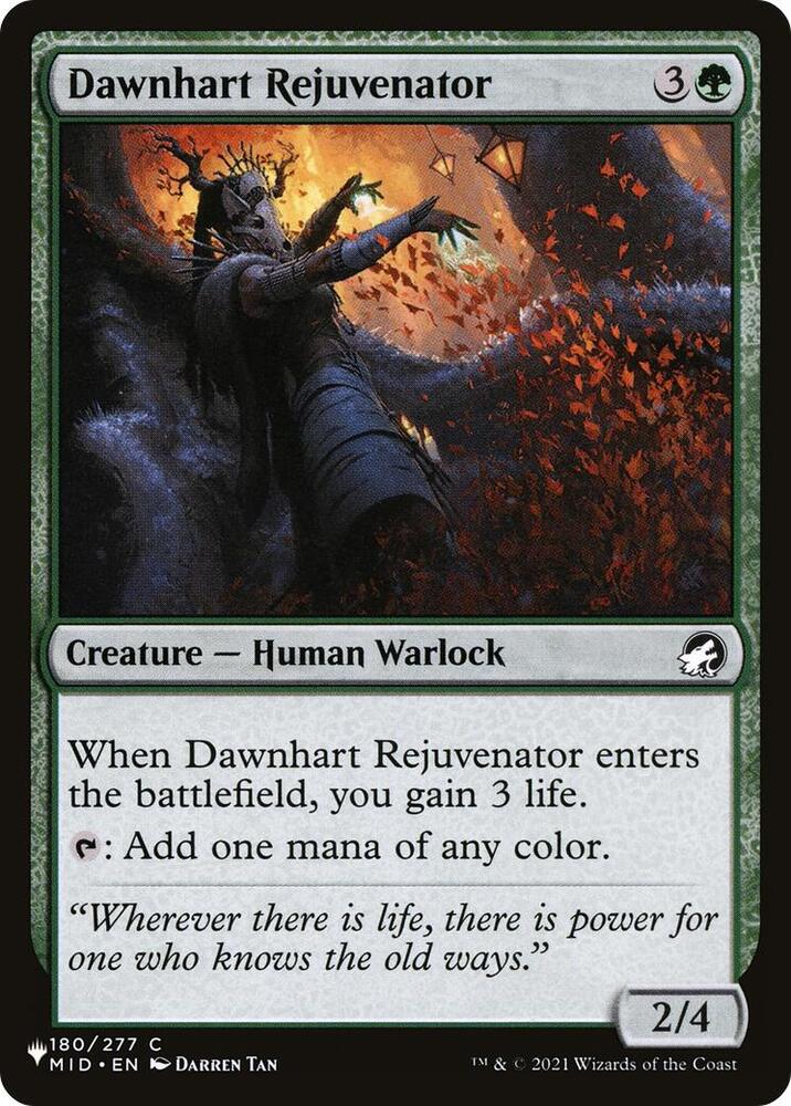 Dawnhart Rejuvenator [The List Reprints] 180/277