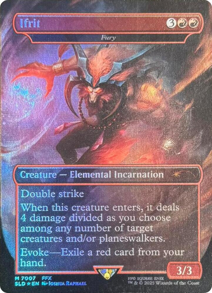 Ifrit - Fury (Rainbow Foil) [Secret Lair Drop Series] 7007