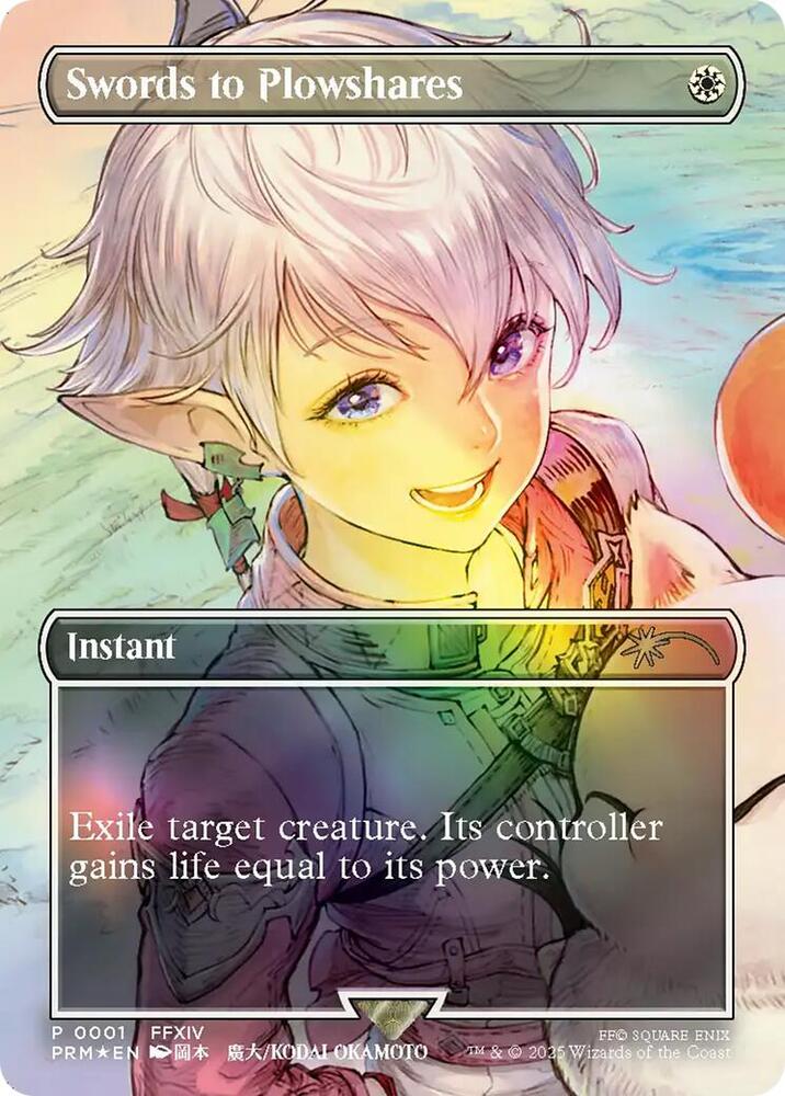 Swords to Plowshares (Borderless) [MagicFest Cards] 1