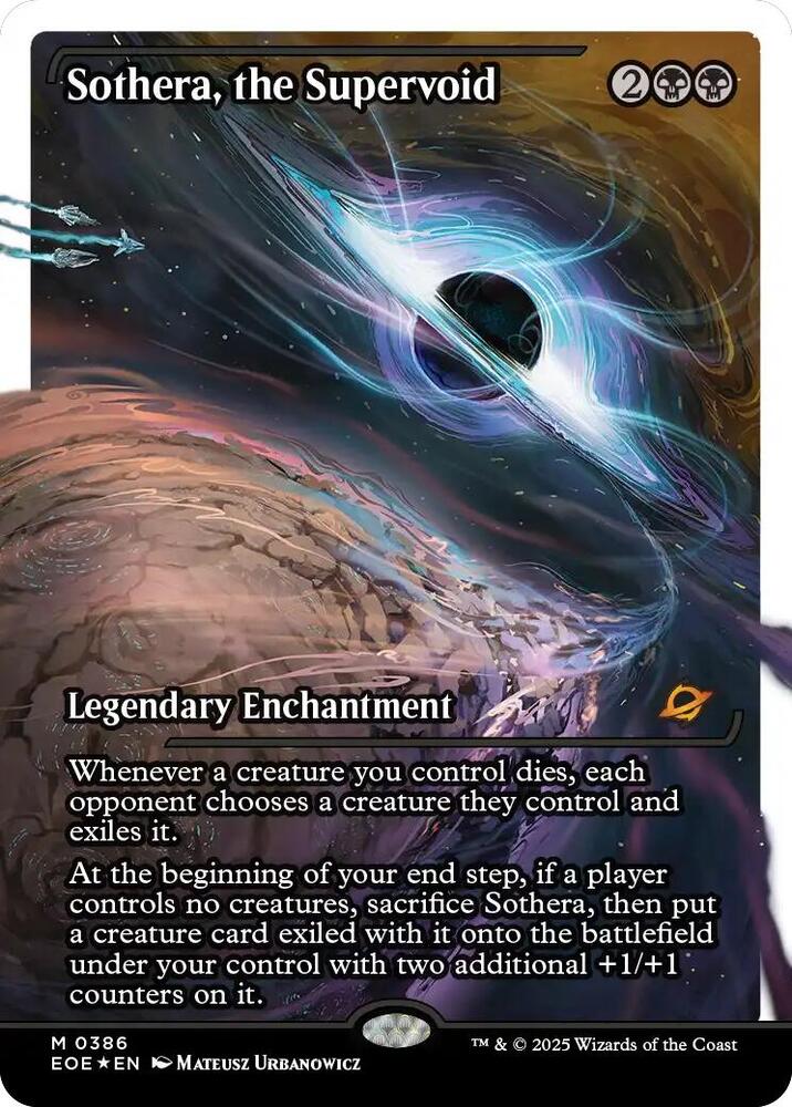 Sothera, the Supervoid (Showcase) (Fracture Foil) [Edge of Eternities] 386