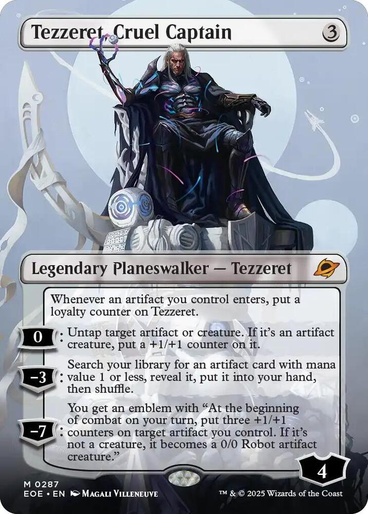 Tezzeret, Cruel Captain (Borderless) [Edge of Eternities] 287