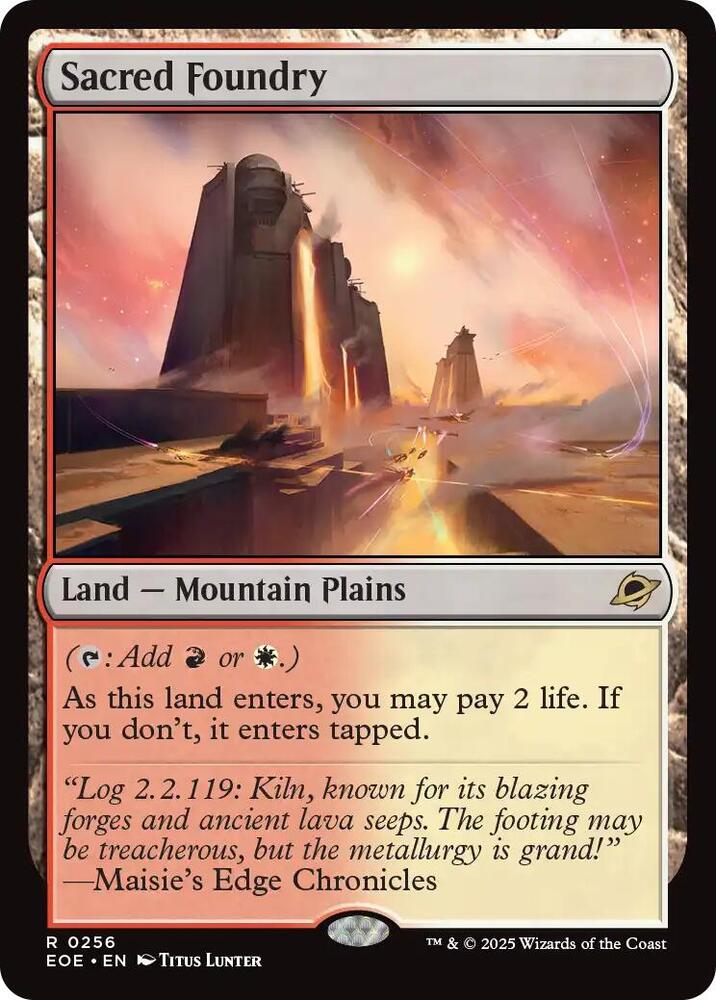 Sacred Foundry [Edge of Eternities] 256
