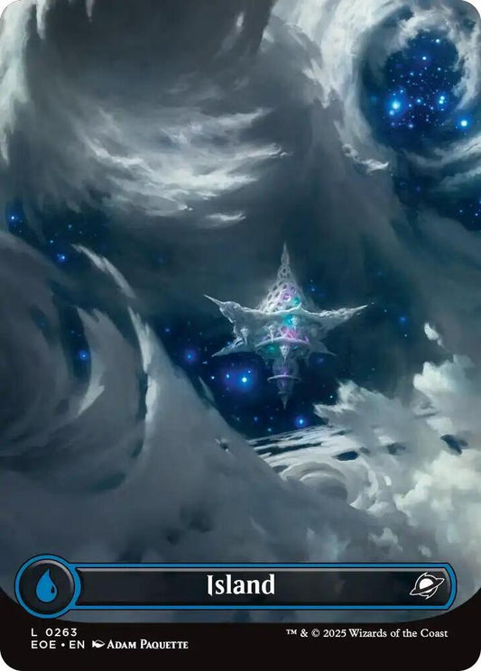 Island (0263) (Borderless) [Edge of Eternities] 263