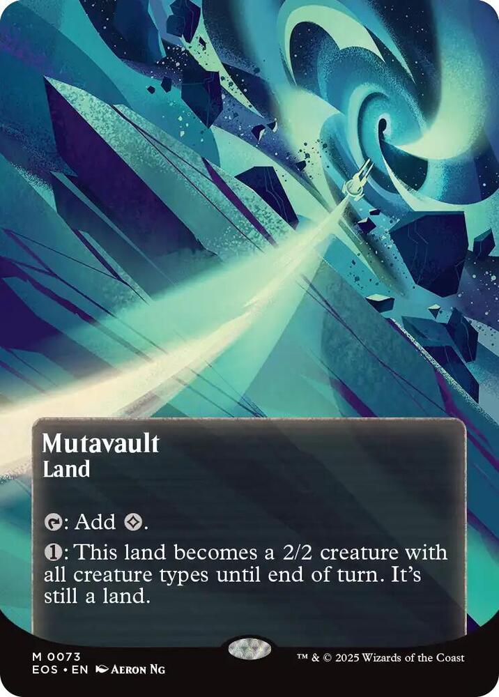 Mutavault (0073) (Borderless) [Edge of Eternities: Stellar Sights] 73