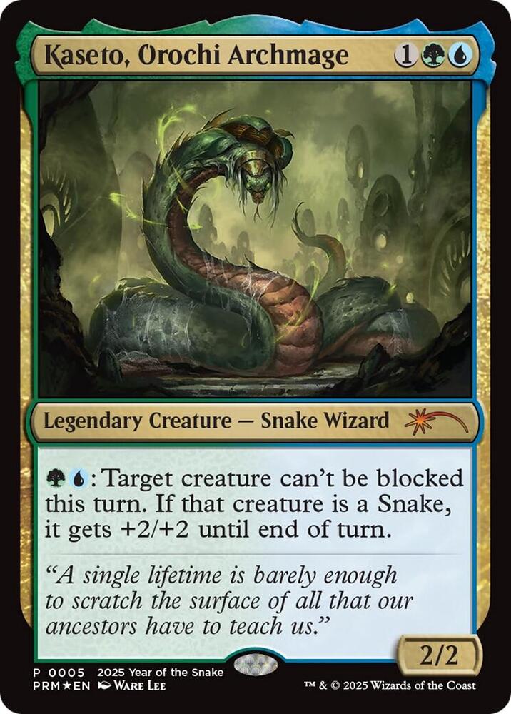 Kaseto, Orochi Archmage (Year of the Snake 2025) [Standard Showdown Promos] 5