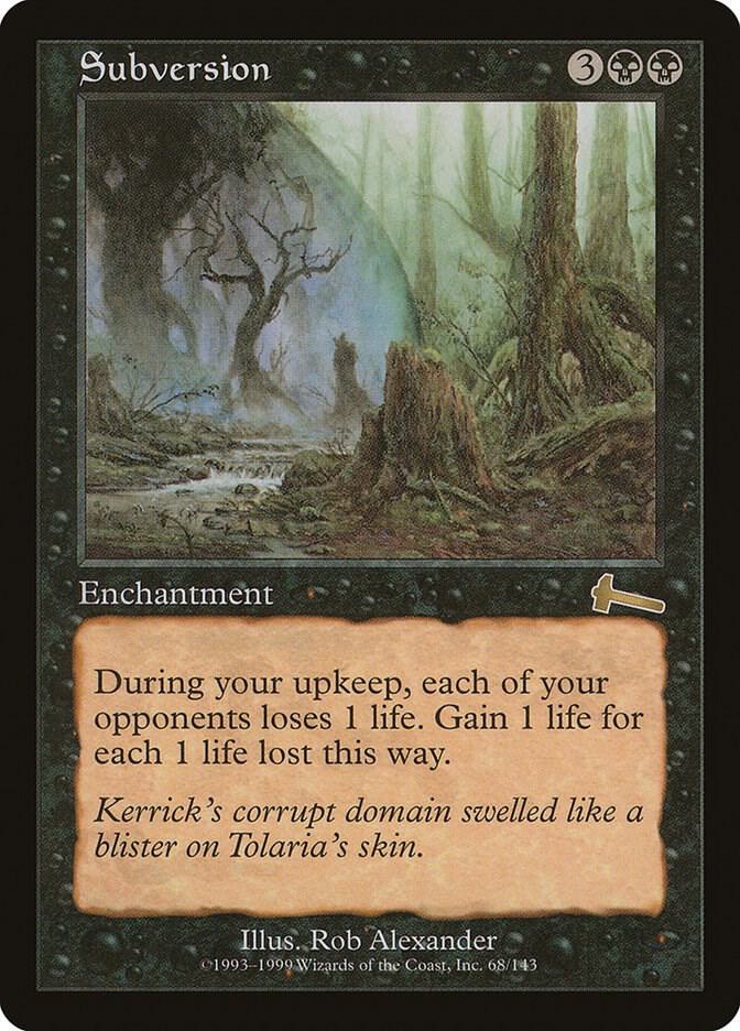 Subversion [Urza's Legacy] 68