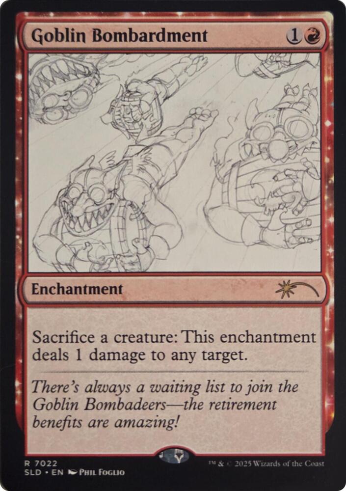 Goblin Bombardment (7022) [Secret Lair Drop Series] 7022