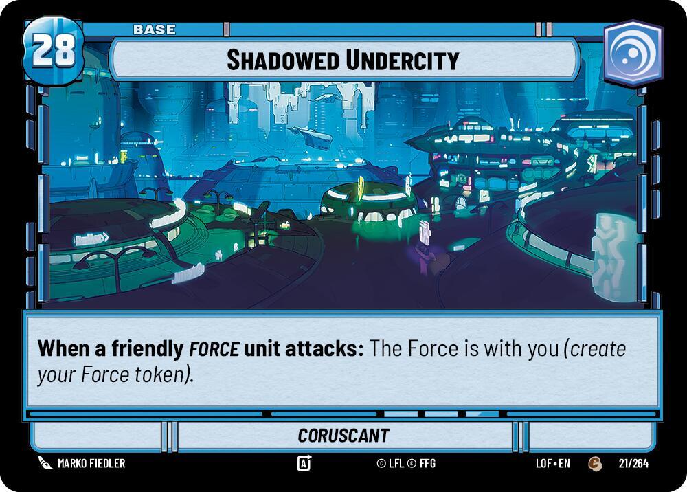 Shadowed Undercity // Shield [Legends of the Force] 021/264 // T02/T03