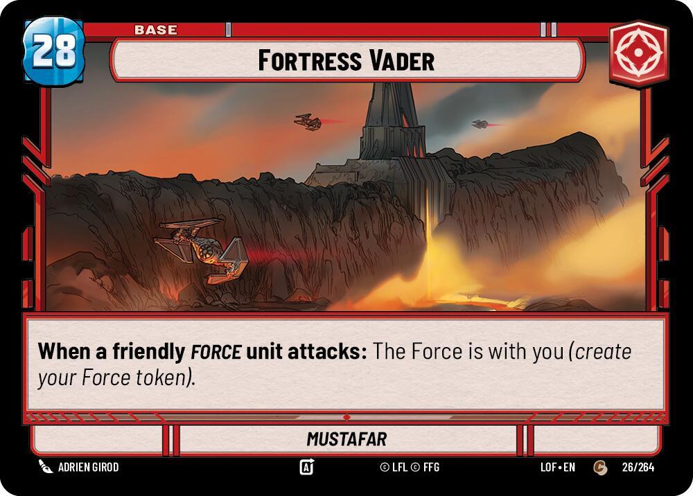 Fortress Vader // Shield [Legends of the Force] 026/264 // T02/T03