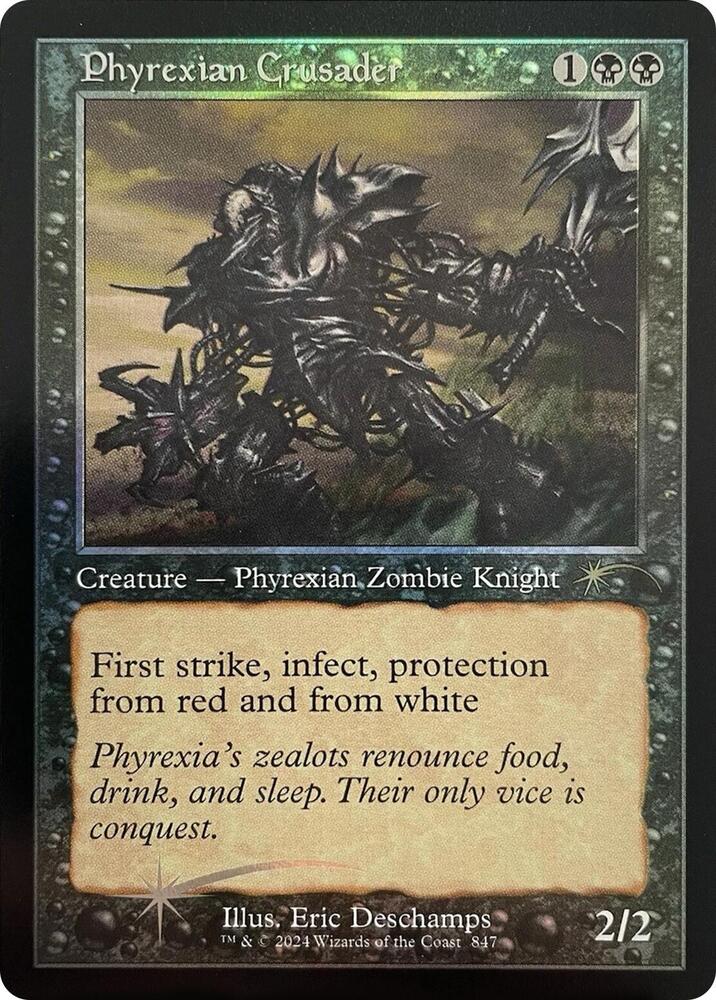 Phyrexian Crusader (Retro Frame) [Secret Lair Drop Series] 847
