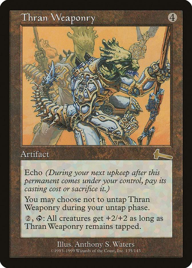 Thran Weaponry [Urza's Legacy] 135