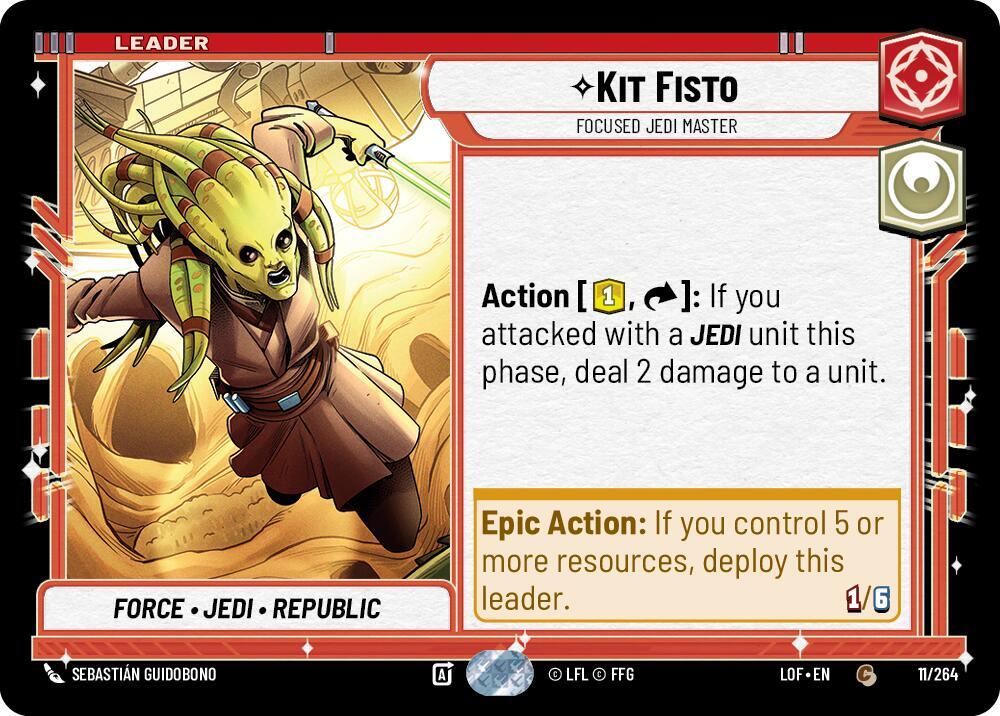 Kit Fisto - Focused Jedi Master [Legends of the Force] 011/264