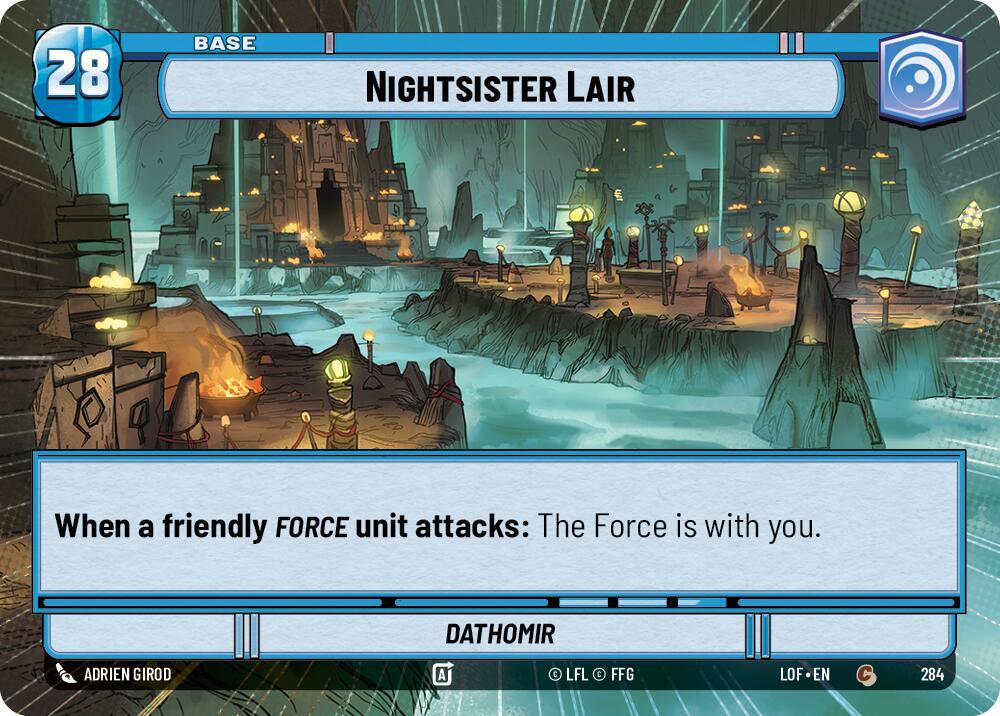 Nightsister Lair // Shield (Hyperspace) [Legends of the Force] 284 // T02