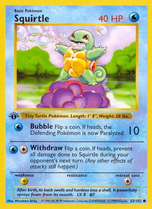 Squirtle - 63/102 Base