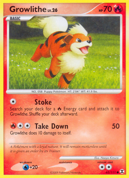 Growlithe - 63/111 Rising Rivals