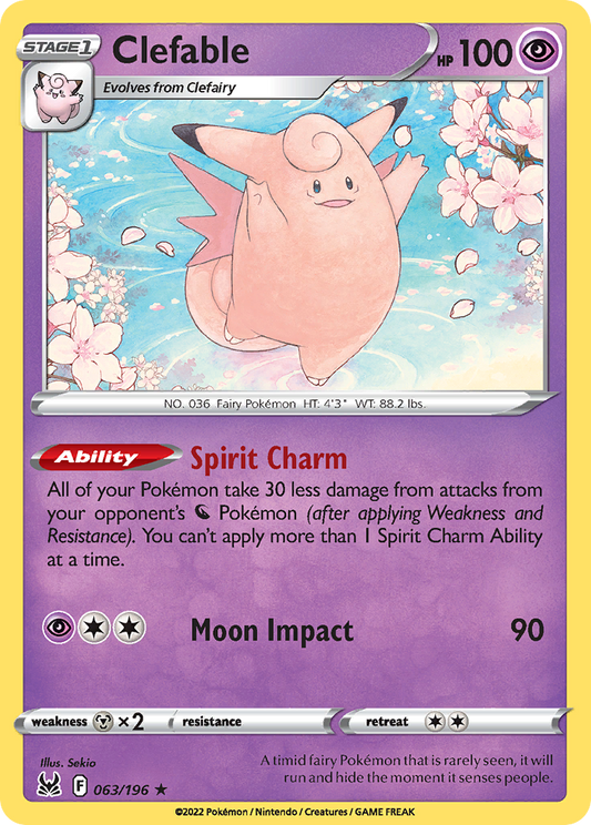 Clefable - 63/196 Lost Origin