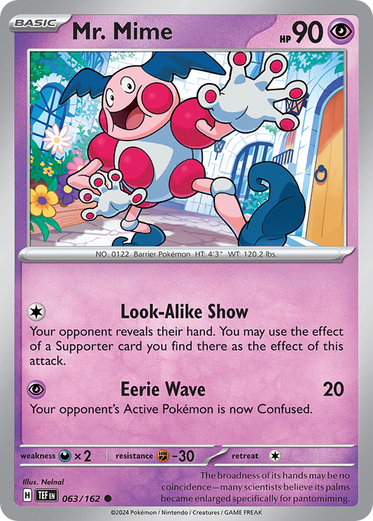 Mr. Mime - 63/162 Temporal Forces