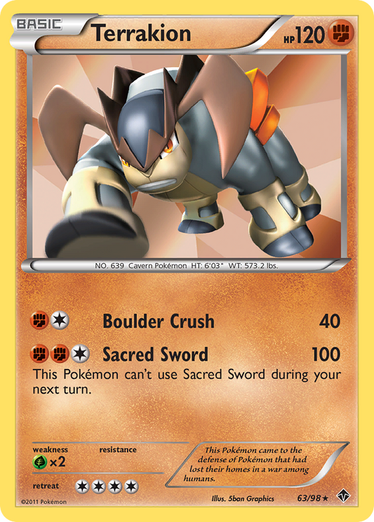 Terrakion - 63/98 Emerging Powers