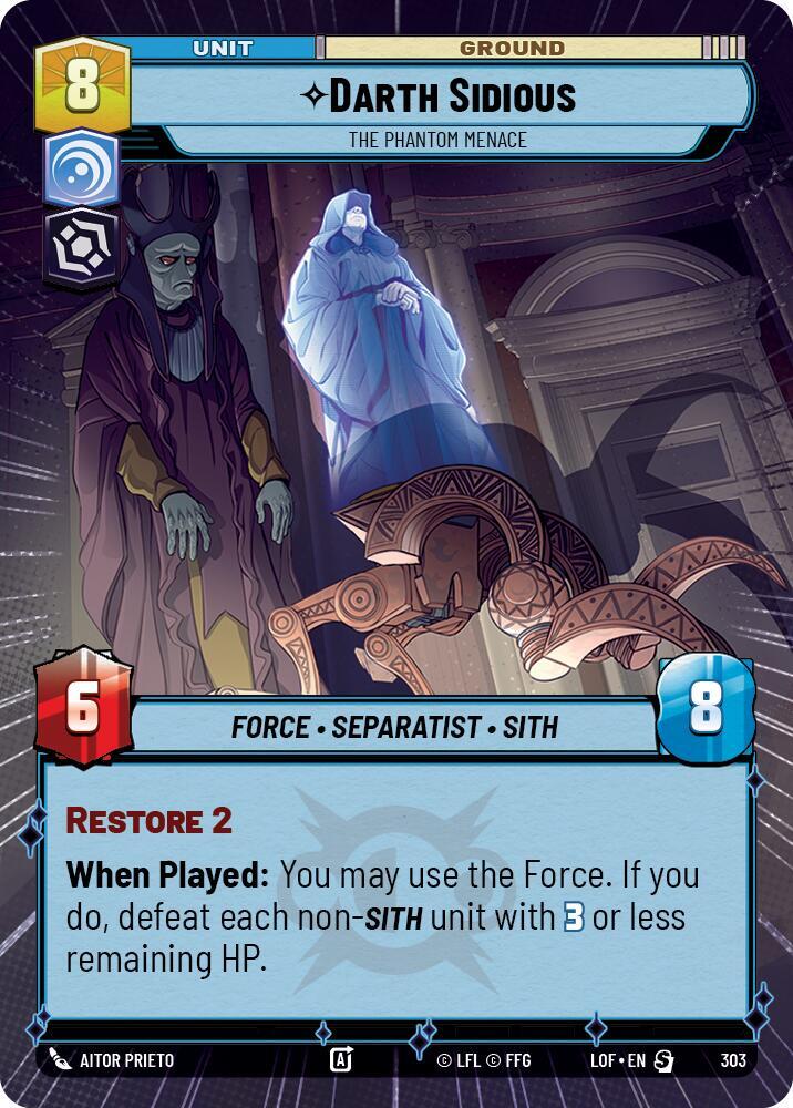 Darth Sidious - The Phantom Menace (Hyperspace) [Legends of the Force] 303
