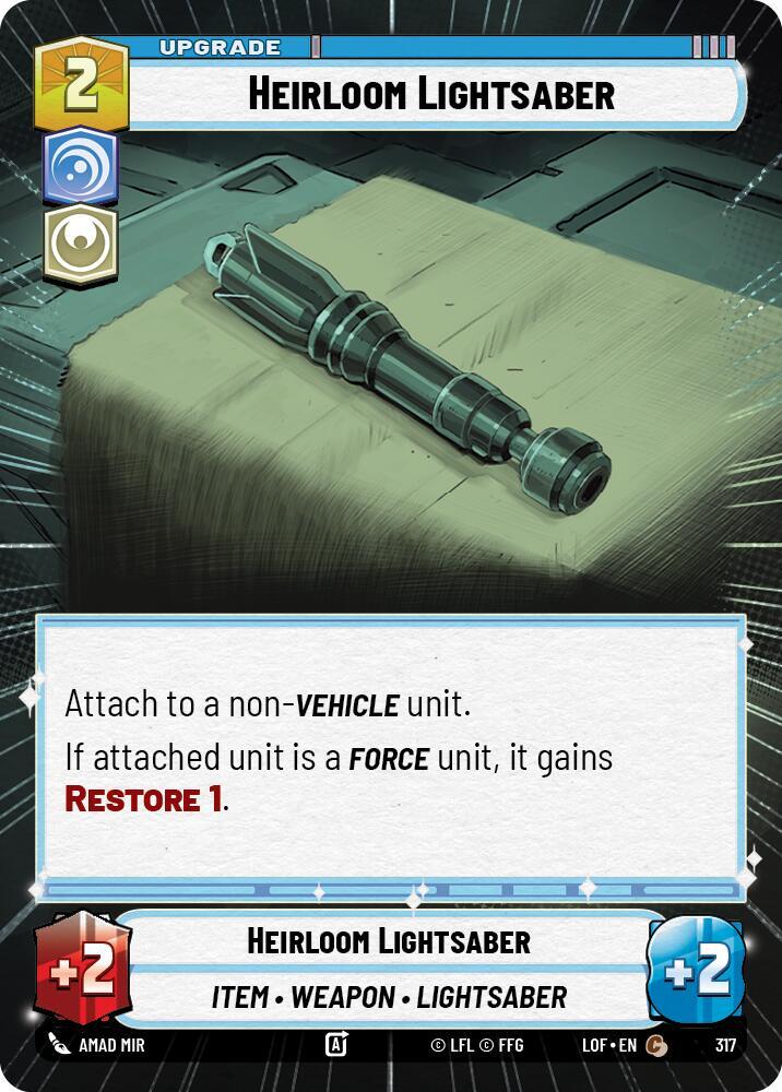 Heirloom Lightsaber (Hyperspace) [Legends of the Force] 317