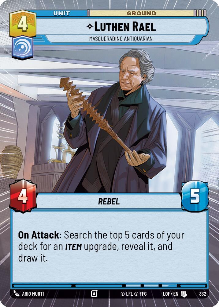 Luthen Rael - Masquerading Antiquarian (Hyperspace) [Legends of the Force] 332