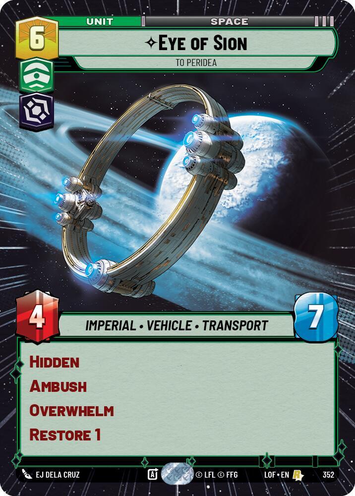 Eye of Sion - To Peridea (Hyperspace) [Legends of the Force] 352