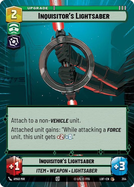 Inquisitor's Lightsaber (Hyperspace) [Legends of the Force] 354