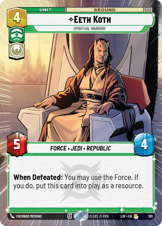 Eeth Koth - Spiritual Warrior (Hyperspace) [Legends of the Force] 361