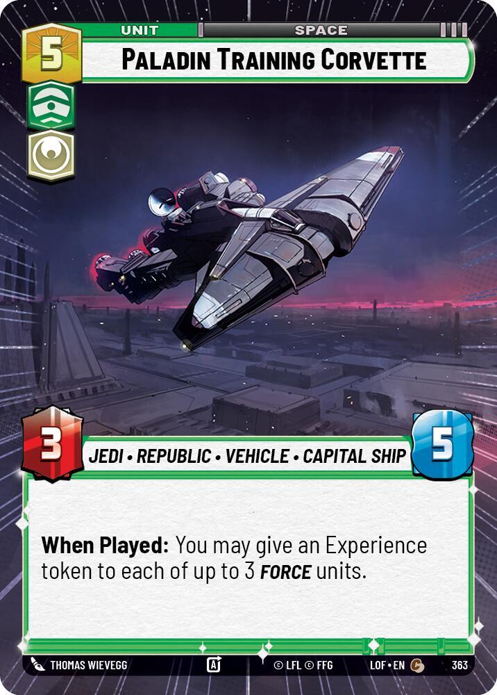 Paladin Training Corvette (Hyperspace) [Legends of the Force] 363