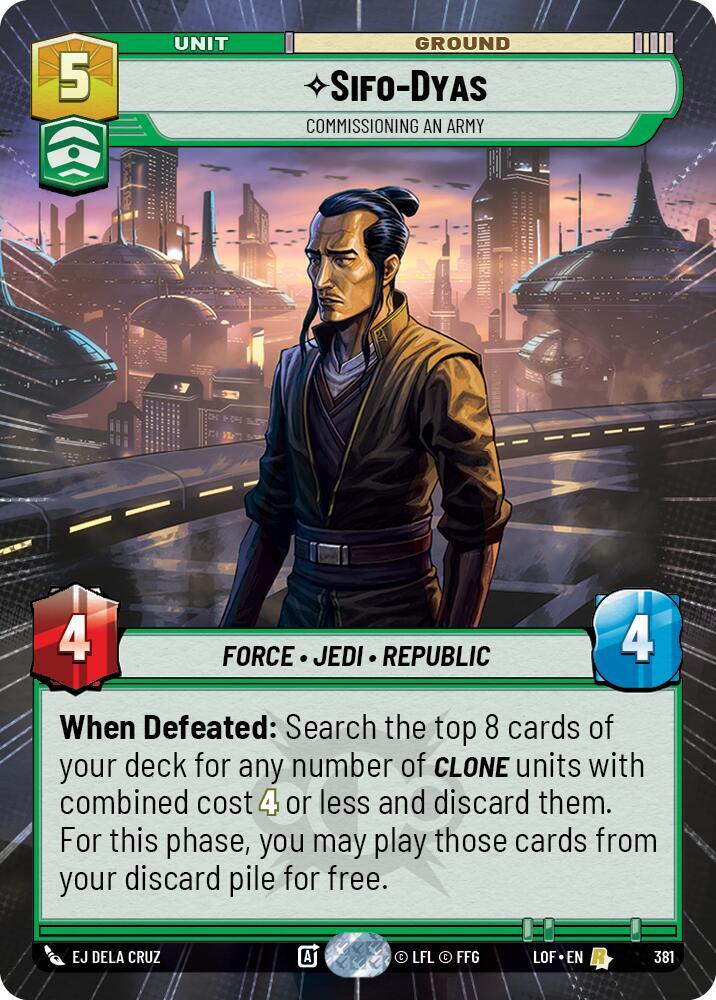 Sifo-Dyas - Commissioning An Army (Hyperspace) [Legends of the Force] 381