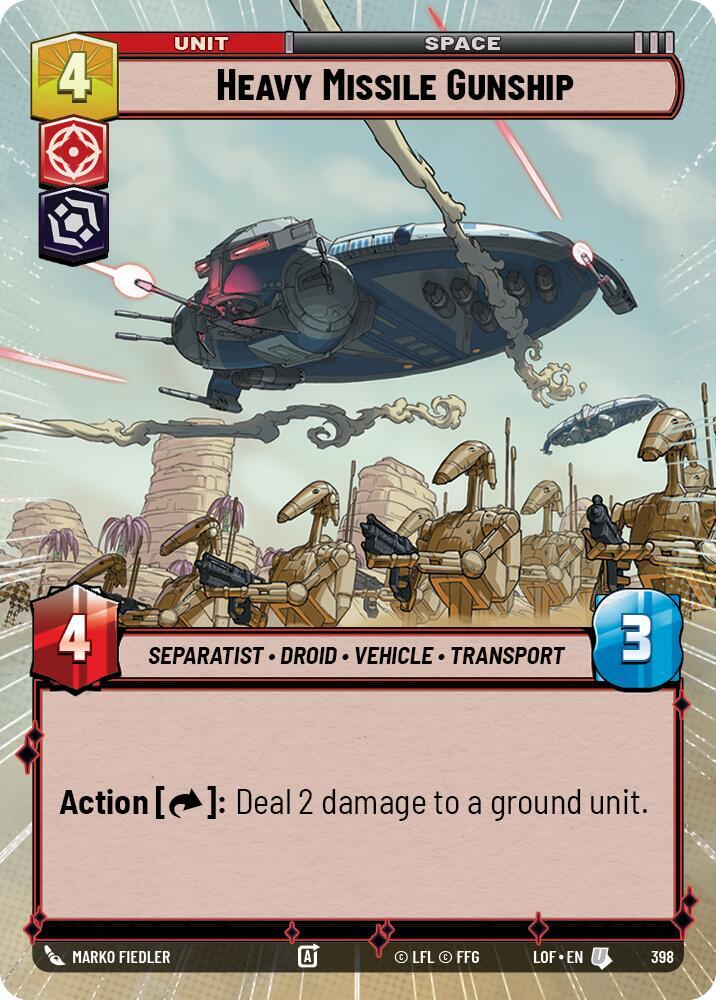 Heavy Missile Gunship (Hyperspace) [Legends of the Force] 398