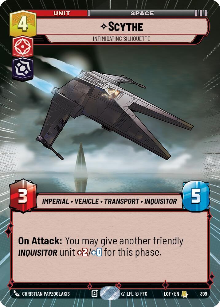 Scythe - Intimidating Silhouette (Hyperspace) [Legends of the Force] 399