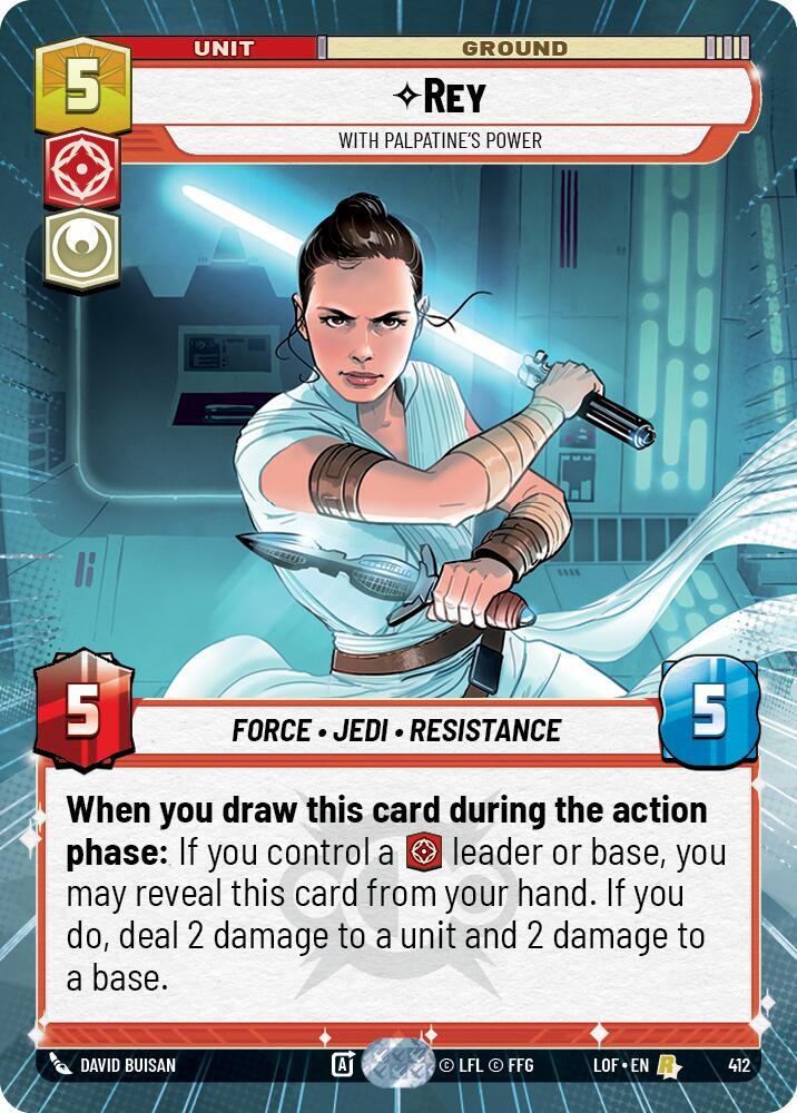 Rey - With Palpatine's Power (Hyperspace) [Legends of the Force] 412