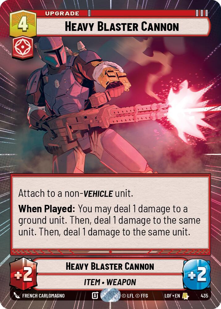 Heavy Blaster Cannon (Hyperspace) [Legends of the Force] 435